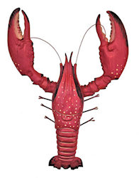 Red Lobster wall hanging